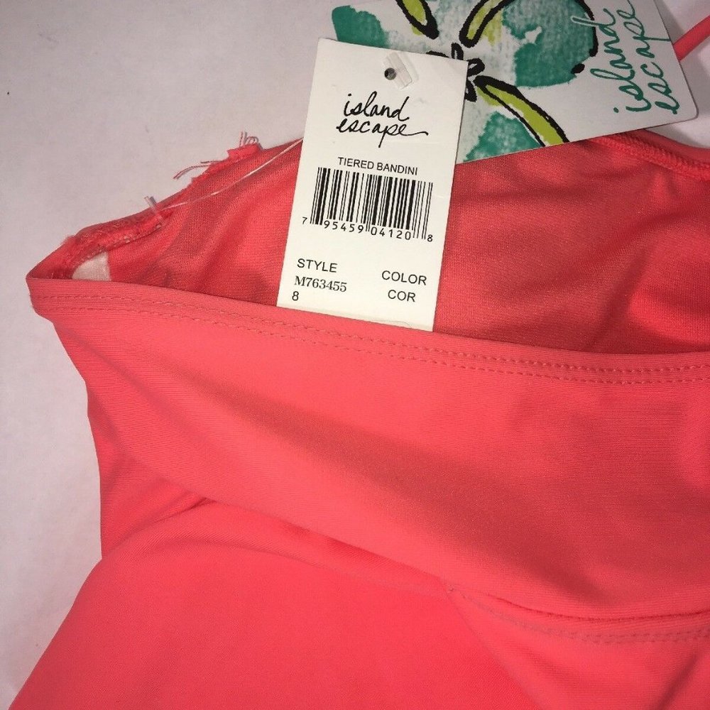 Island Escape Coral Tankini And Shaper Botton Size - image 6